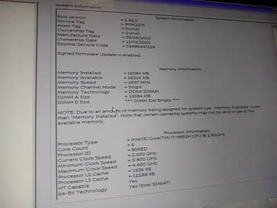 DELL Precision 5540, 16GB RAM, 256 SSD, 4k Screen, New Condition