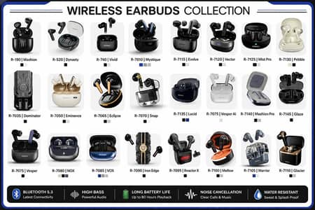 Ronin All model earbuds Available