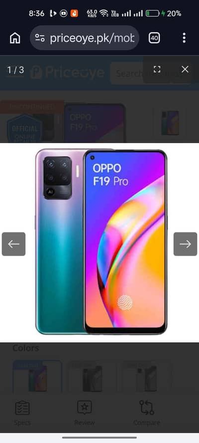 OPPO f19 Pro