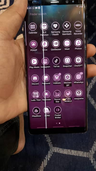 Samsung Mobile Note 8 pta appruved dual sim