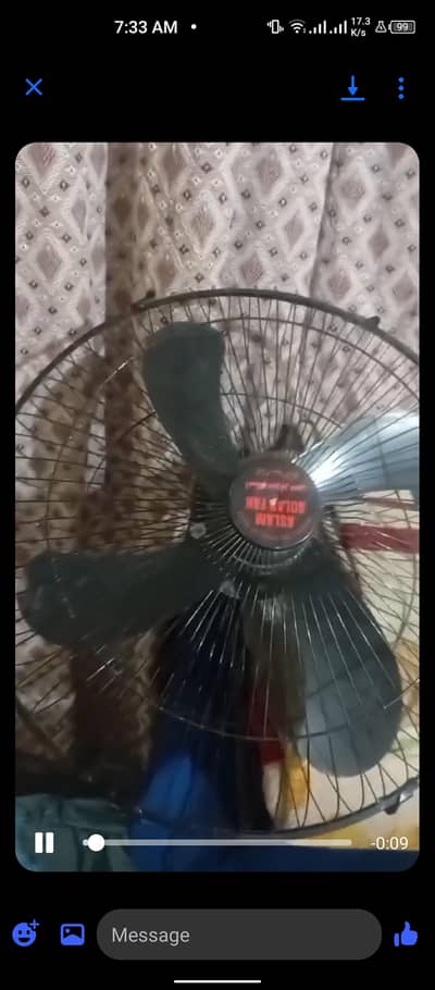 solar cooler and fans