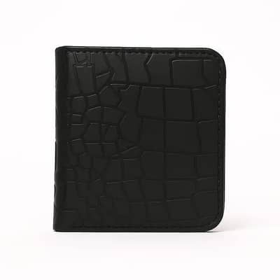 men pure leather wallet with card slots