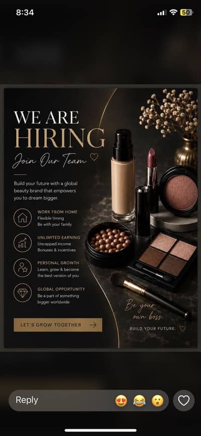 We need a passionate team of our company