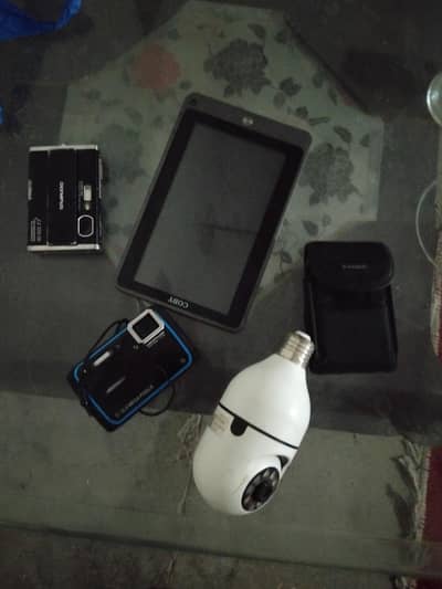 digital cameras and cctv with tab phone