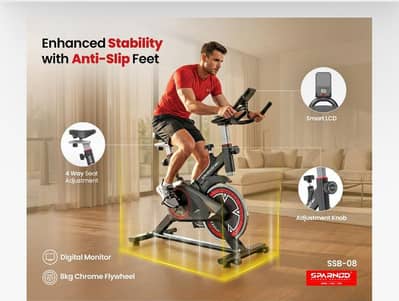 SPARNOD Spin Bike Cardio fitness