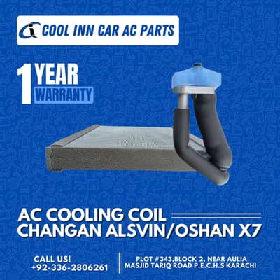 Car AC Cooling Coil With 1 Year Warranty