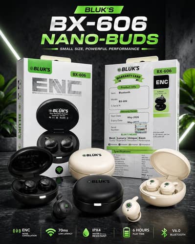 *_NEW ARRIVAL_*  *_BLUKS BX-606 NANO BUDS
