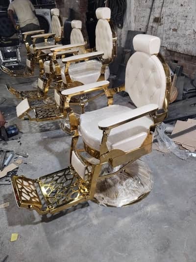 Barber chair/Cutting chair/ Shampoo unit/Trolly/Saloon Furniture.