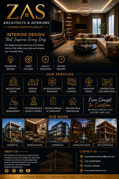 Professional Architectural & Interior Design Services | ZAS Architects