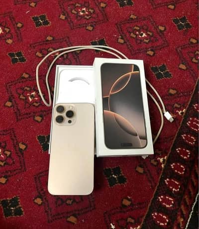 Apple iphone 16 pro max PTA Approved urgent sale wtp no 0329=8963598