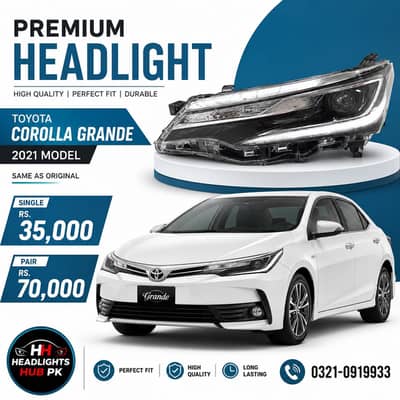 * Corolla Grande LED Headlight Genuine
