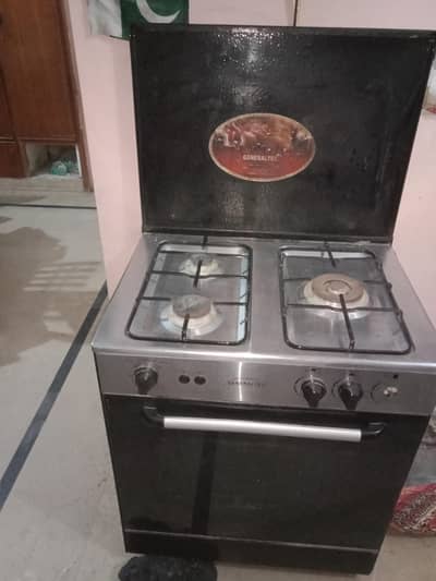 Gas stove rear use