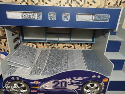 bunk bed for 3 kids
