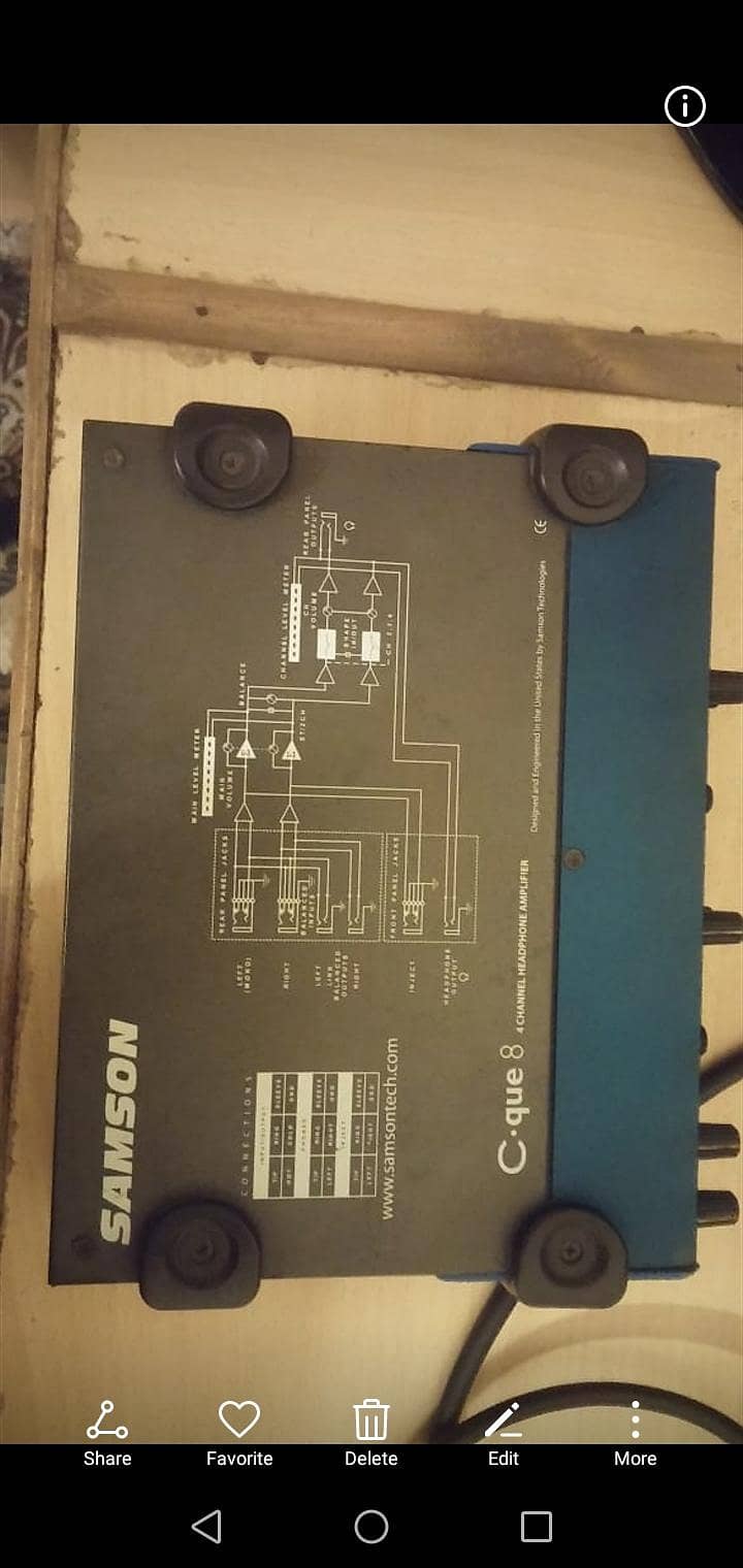 samson headphone amp 4