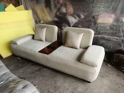 NEW DESIGN  3 SEATER COMFORT SOFA IN A TOWEL FABRIC