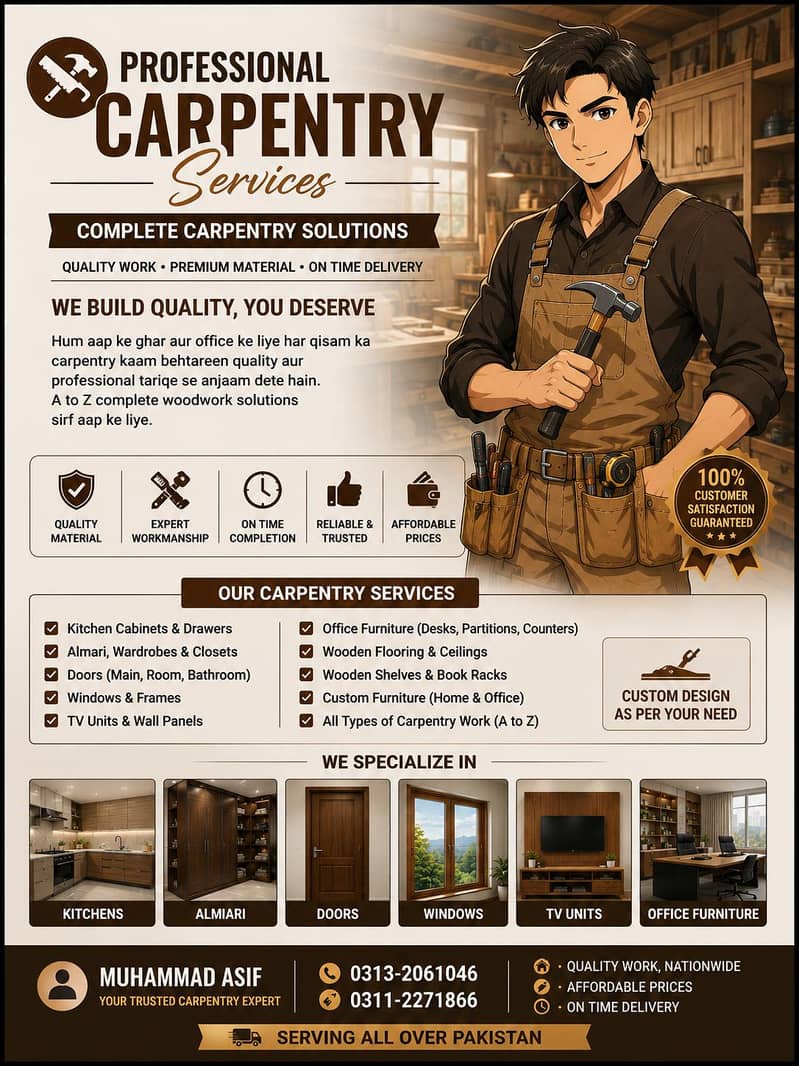 Expert Carpentry Services 0