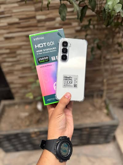 Infinix Hot 60i 16Gb/256Gb With Box Charger