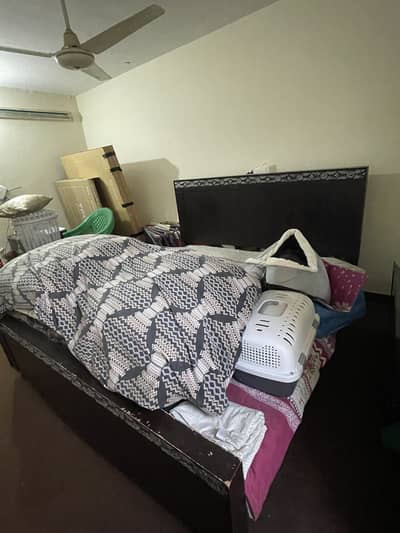 Used Bed and cupboard