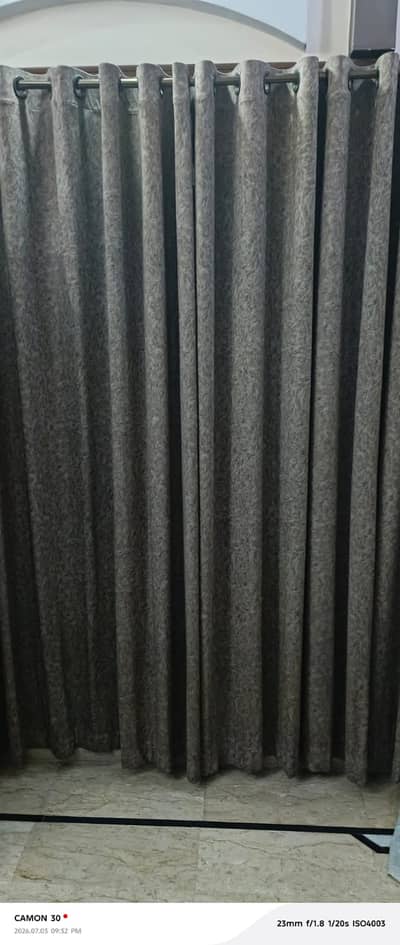 Turkish Brown Curtains – 4 Pieces [8×8 (2) & 7×8(2)]