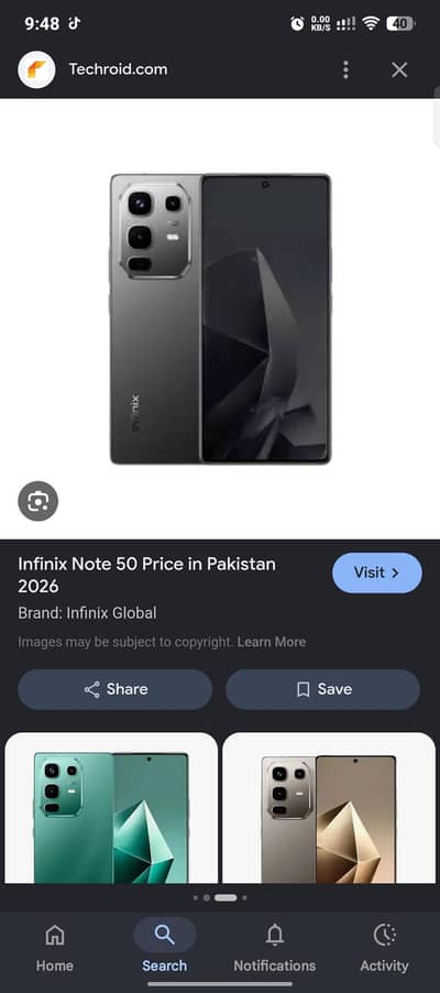 Infinix Note 50