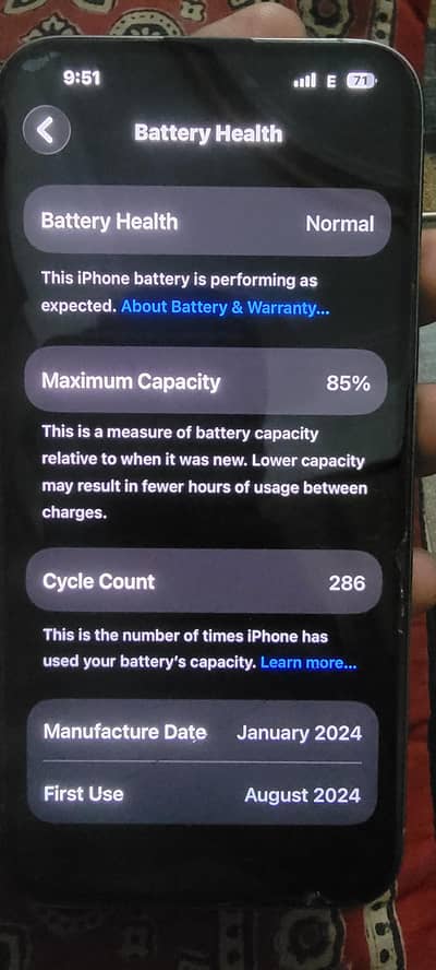 Iphone 15 Pro Max 256 GB PTA Approved