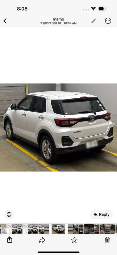 Toyota Raize 2020G Package pearl white