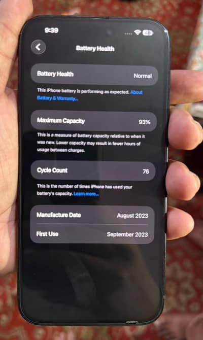 Apple iPhone 15 plus 128 GB