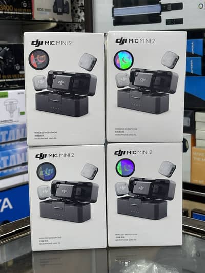 DJI mic mini 2 - combo - for dslr or mobile - wireless microphone