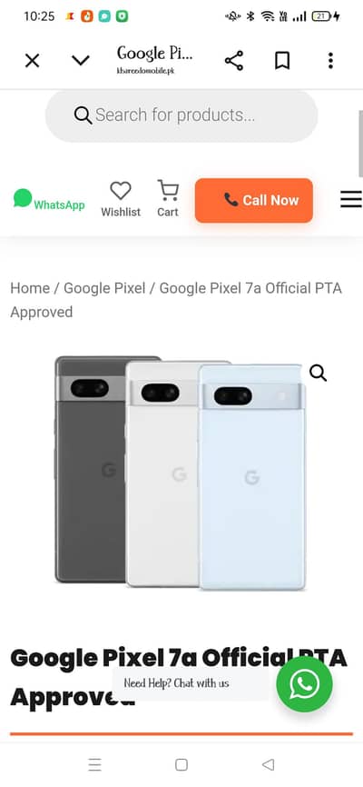 Google Pixel 7a 128 GB new condition
