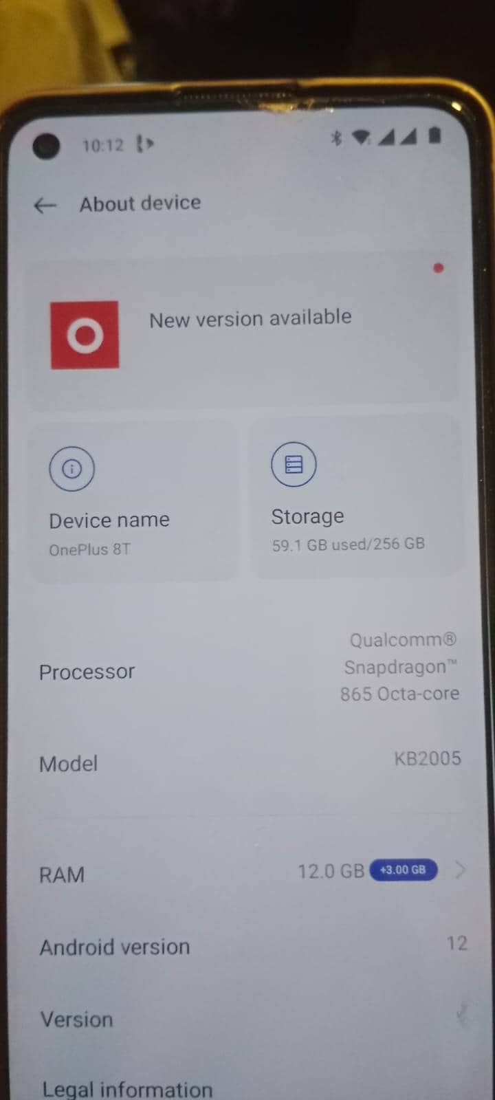 One Plus 8T 8