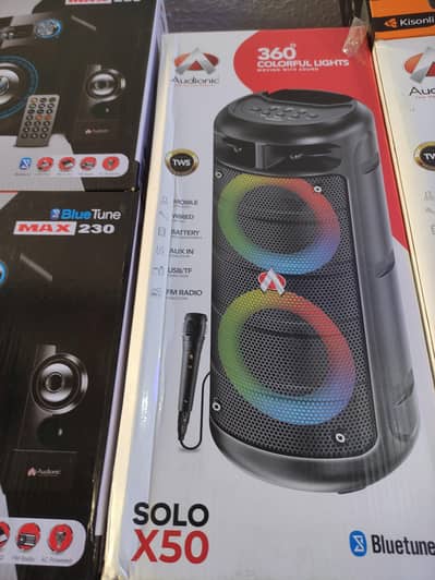 Audionic Solo X50 Blue Tooth Sounds System Speaker Box Packed  9500