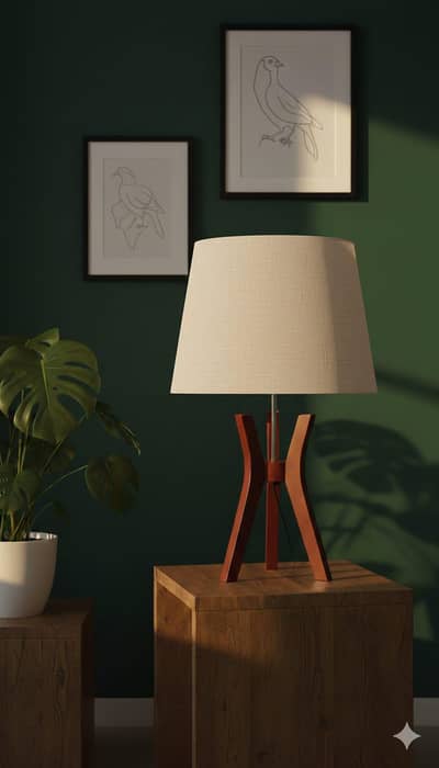 Wooden lamps