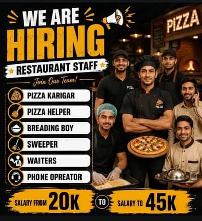 iob at pizza restaurant DHA
