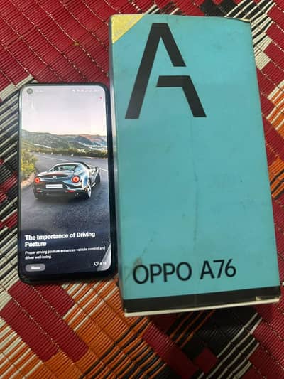 Oppo A76 6GB RAM 128GB Storage | PTA Approved | Excellent Condition