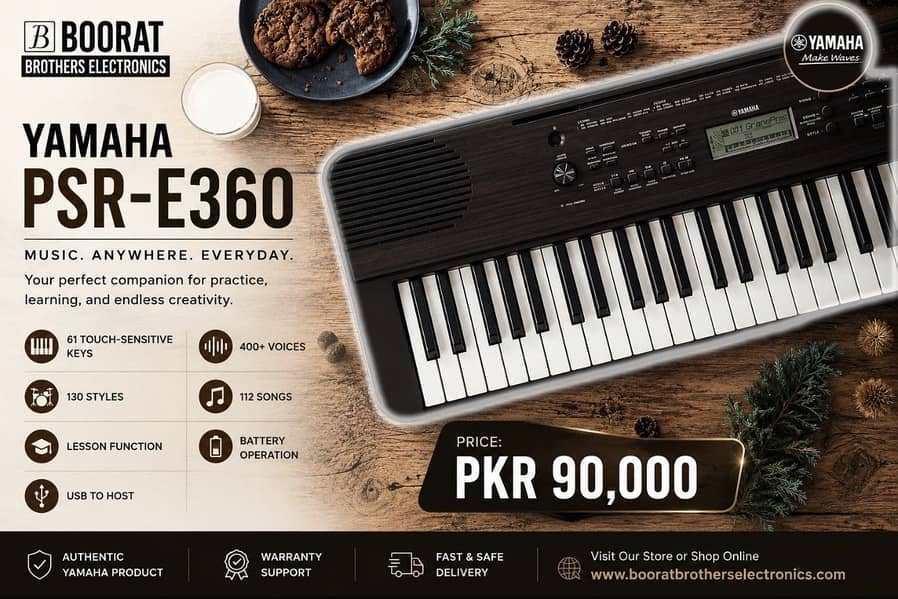 Yamaha PSR-E360 0