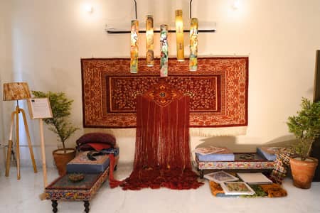 hand woven carpet (islamic pattern)