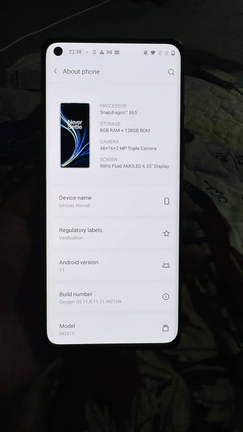 One Plus 8 7