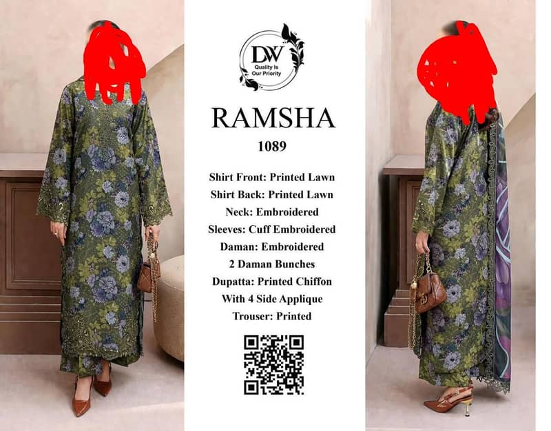 Brand: Ramsha  code:1089 1