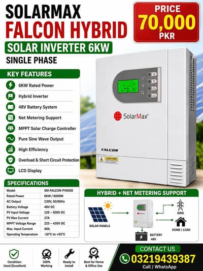 Solar Max, 6 KW Inverter