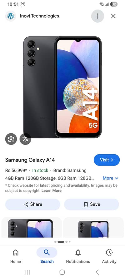 Samsung Mobile A14