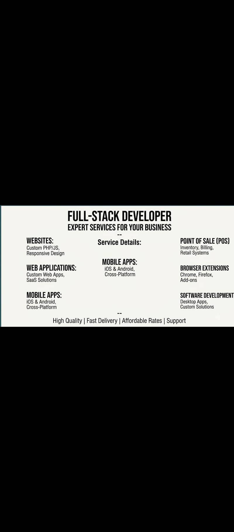 Professional Ful Stack Developer Websites Mobile Apps 4