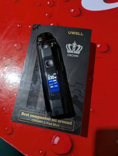 unwell crown vape pod with  like new only box opened not for under 18
