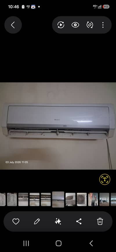 Gree 1.0Ton inverter heat and cool used