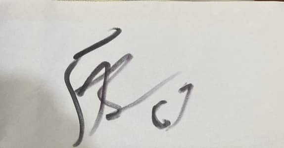 Autograph Signed paper by Salman Ali Agha and Mohammad Haris