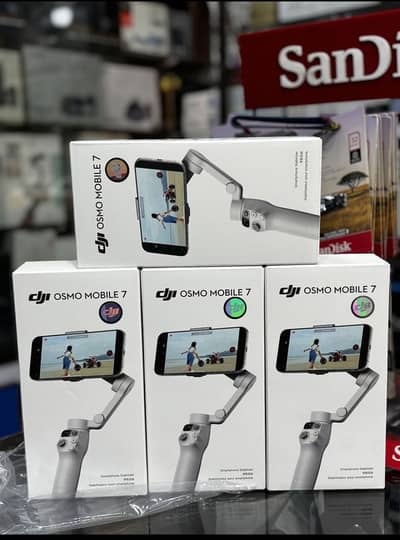 DJI osmo mobile 7 - mobile gimbal - 1 year official warranty