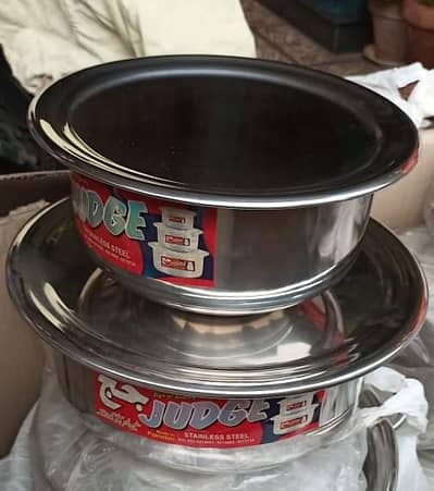 Stainless Steel Pateela Two pieces