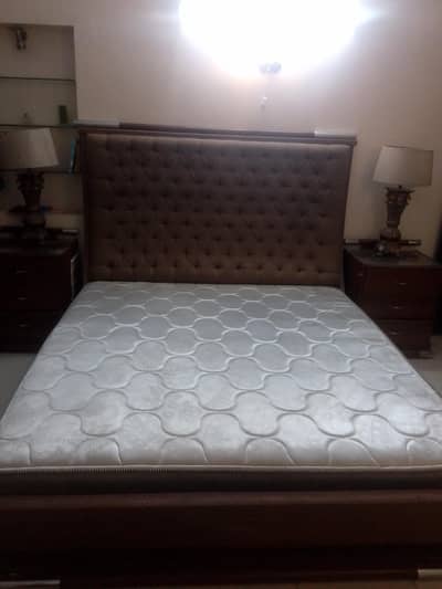 Bedroom Furniture Set for Sale – Bed, Side Tables & Dressing Table