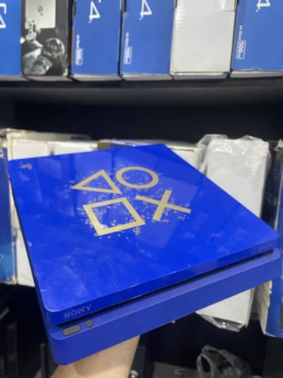 Sony PS4 Slim Days of Play Limited Edition - Mint Condition
