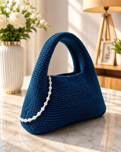 Crochet donut/luma Bag
