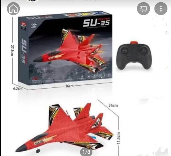Remote control foam plane 0